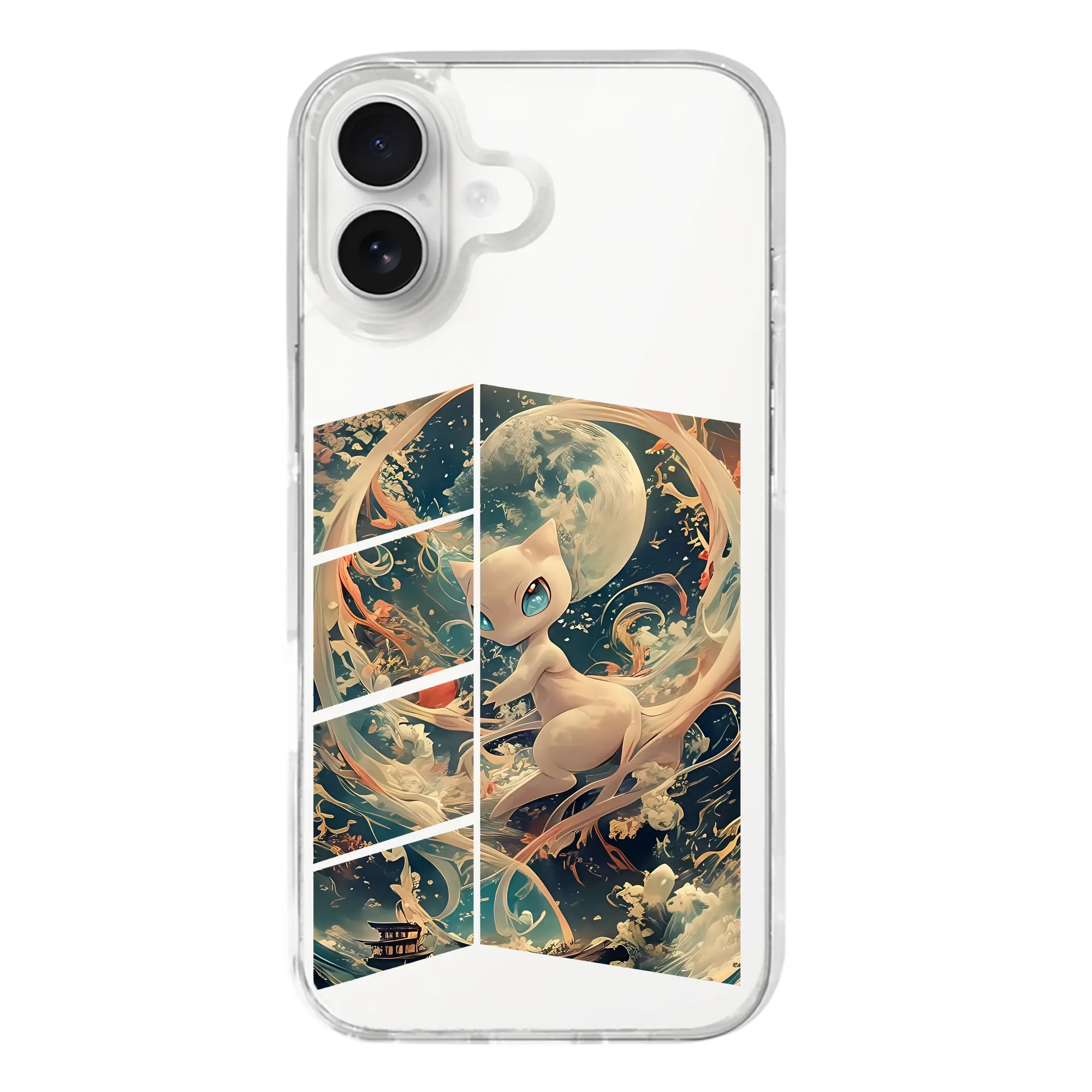 ポケモン グッズ,ミュウ - iPhone 17シリーズ 透明スマホケース – 薄型・耐衝撃・精密フィット保護カバー